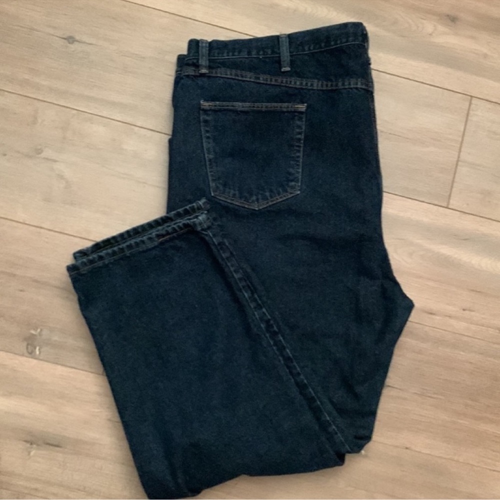 Wrangler Men's Dark Blue Relaxed Fit Jeans - Picture 5 of 10